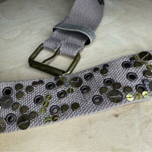 Vintage Mixed Metal Woven Belt